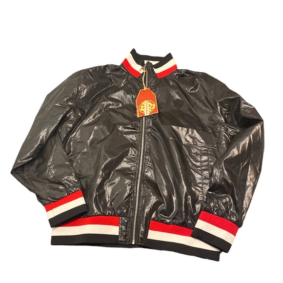 Red Tag Brand Mens Black Windbreaker Zip Up, 2x, NWT, $95 - Picture 12 of 13